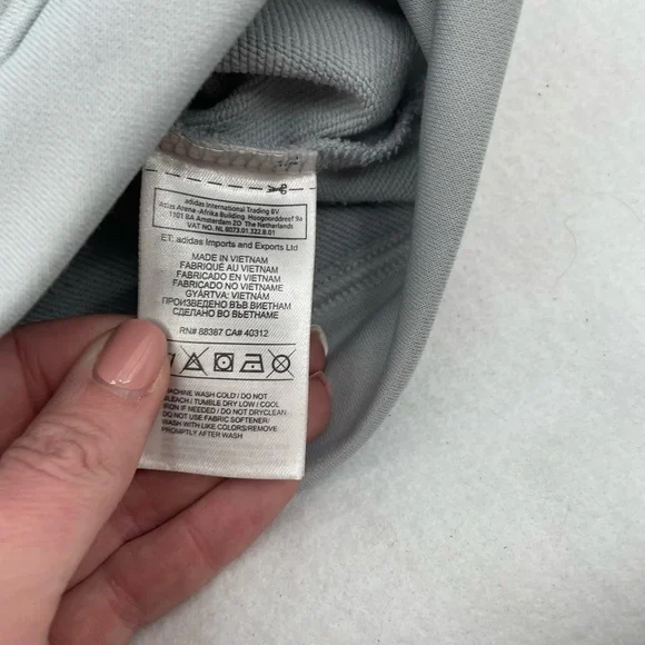 ADIDAS Men’s Golf Zip Up Track Jacket Grey w/red stripes size: Small Climalite - Picture 11 of 11